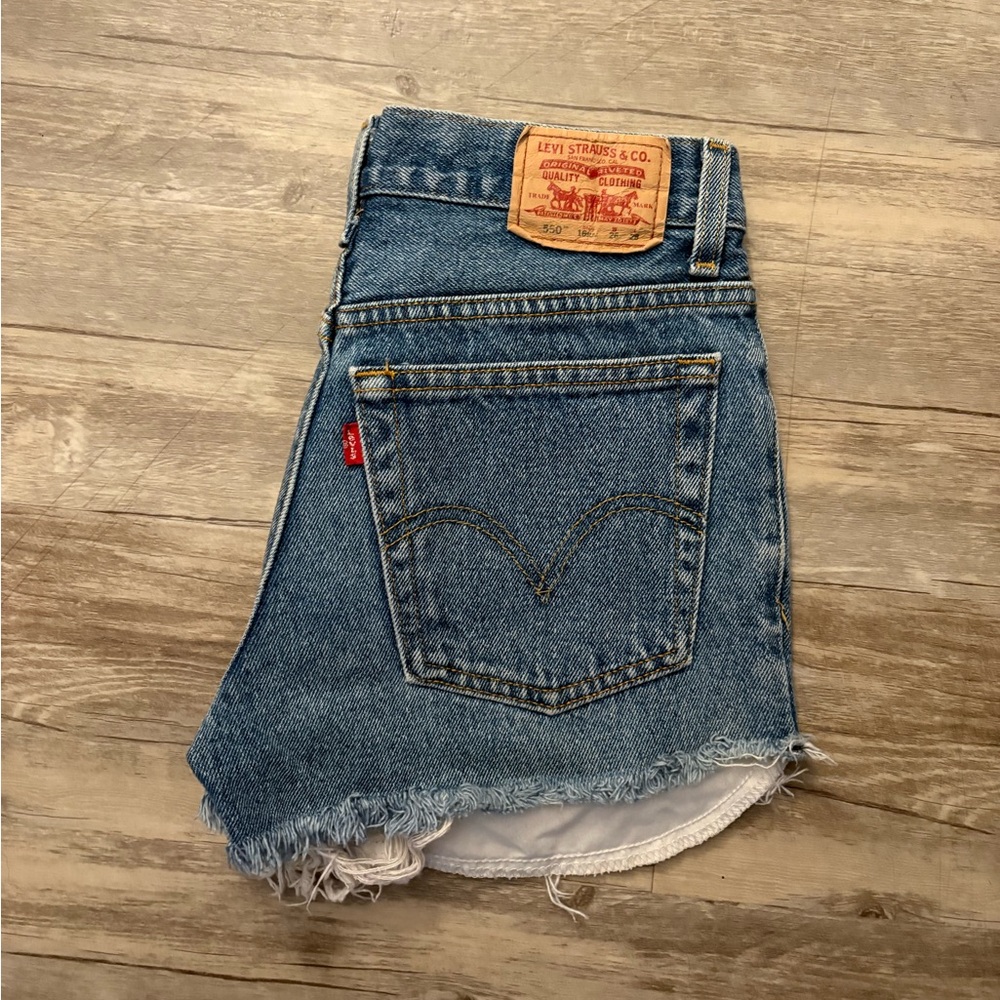 Levi's Classic Blue Denim Shorts